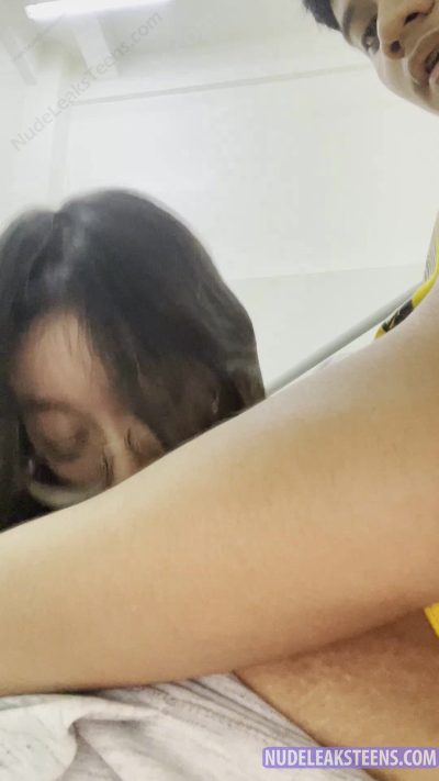 Jasmine Buison –  Naughty girl with glasses sucks on his cock and deepthroats it