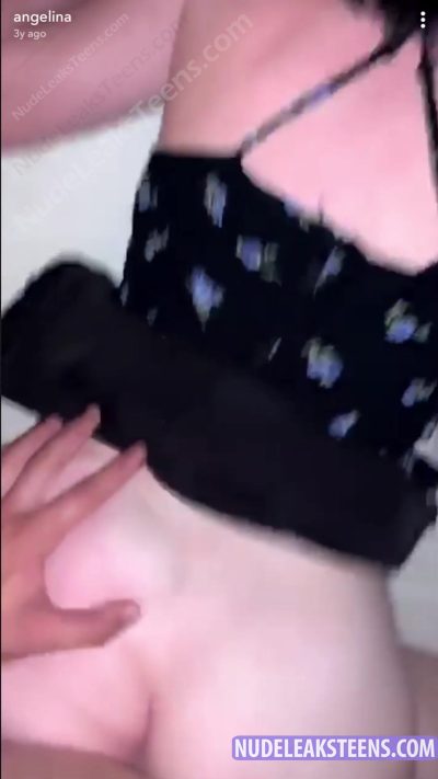 Angelina Corbin05_ – Snap slut gets video of her nudes leaked along with her getting railed in doggy and cowgirl