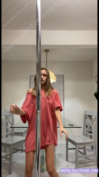 Brynlee Kyla – Wild friends having fun stripteasing on a pole