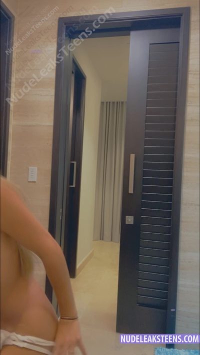 Carolina Samani – She takes off her undies, and walks around nakes like a slut