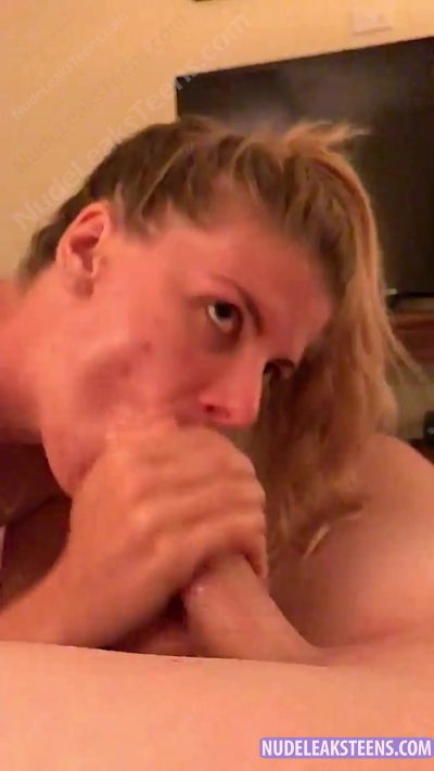 Emma Rogers – Naughty girl sucks on a big cock with intense hunger