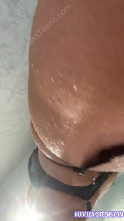 Holly Allan – Blonde  plays with her pussy as  hot shower water spreading all over her body