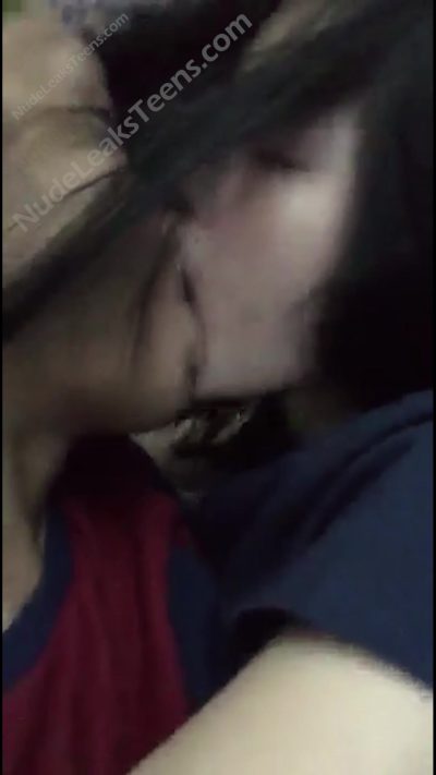 Julianna – Horny couple kisses each other