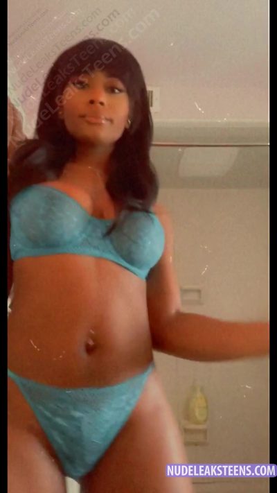 Lesha T – Horny african teen shows her sexy body in undies