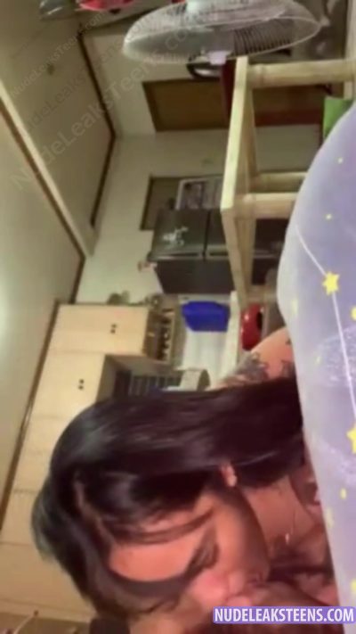 Mamiky – She gives a hot blowjob to her boyfriend