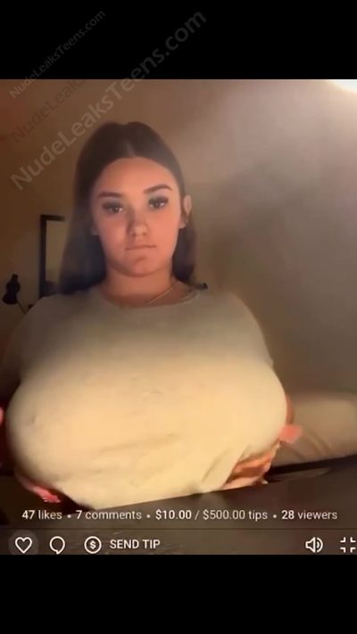 Midori Meeks  – She teases showing her big boobs