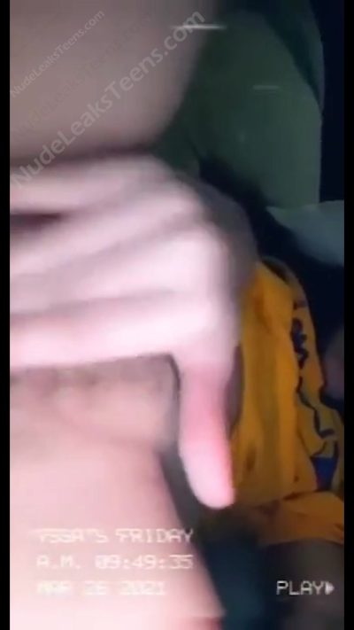 Ysabela Erina – She teases by showing her pretty face then moves the camera down and plays with her pussy